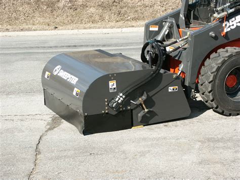 skid steer loader attachment sweeper|bobcat sweeper attachment for sale.